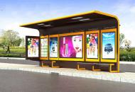 貼近生活的候車亭燈箱制作流程